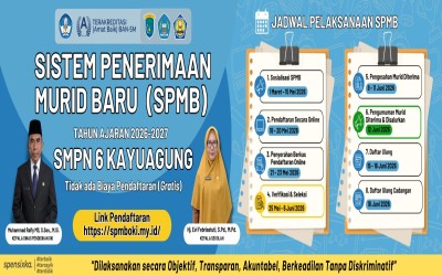 SPMB SMPN 6 KAYUAGUNG 2026